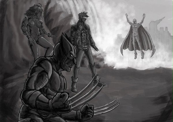 エックスメン X-MEN（Grayscale)