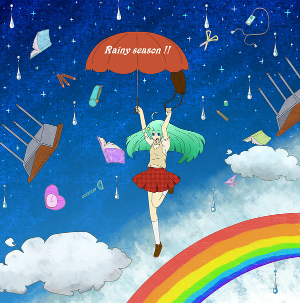 【塗らして頂きました】梅雨っ子
