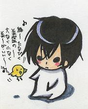 雲雀さんとピヨ。