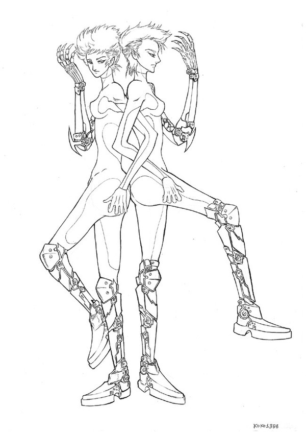 two girl