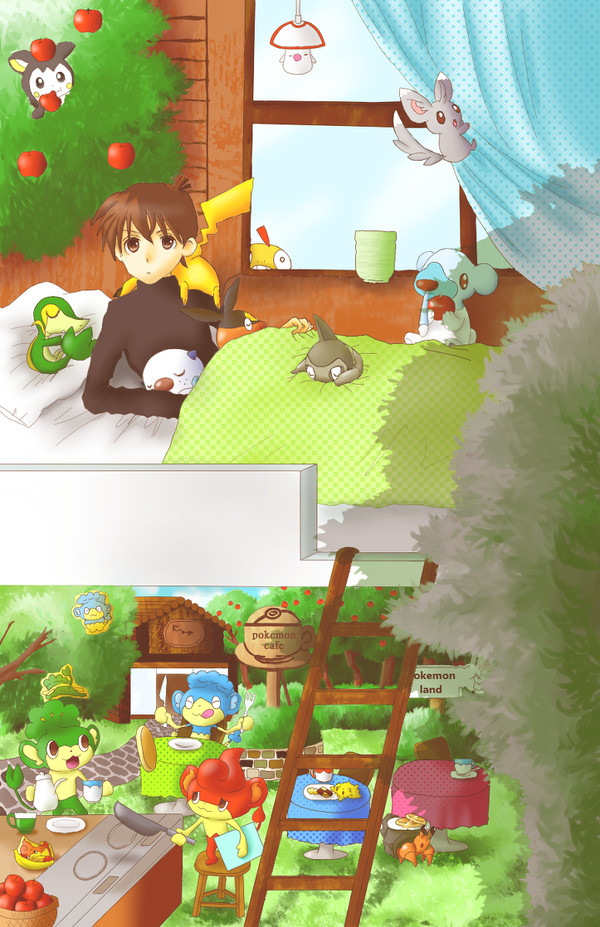 目が覚めたら、ポケモンカフェ。