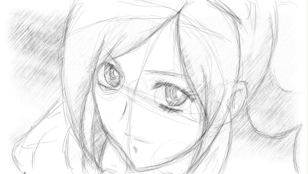 アニメ絵練習
