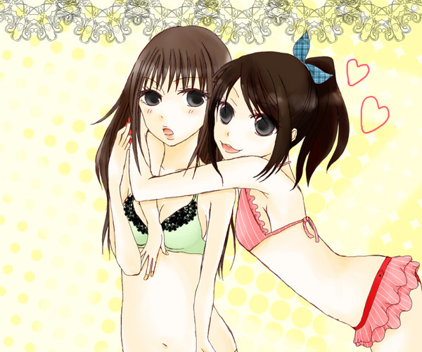 アイスと水着！
