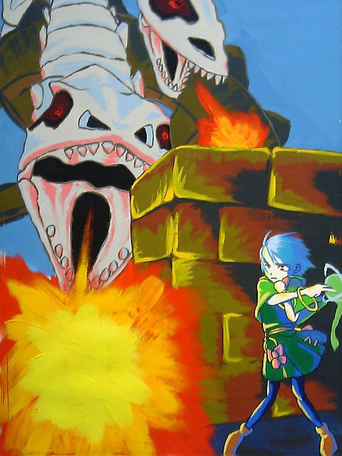 キャリーvsホワイトドラゴン