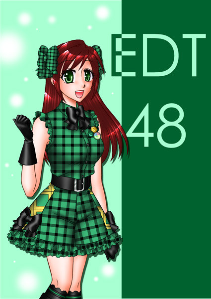 【EDT48企画】莉阿さん描かせていただきました【投稿】