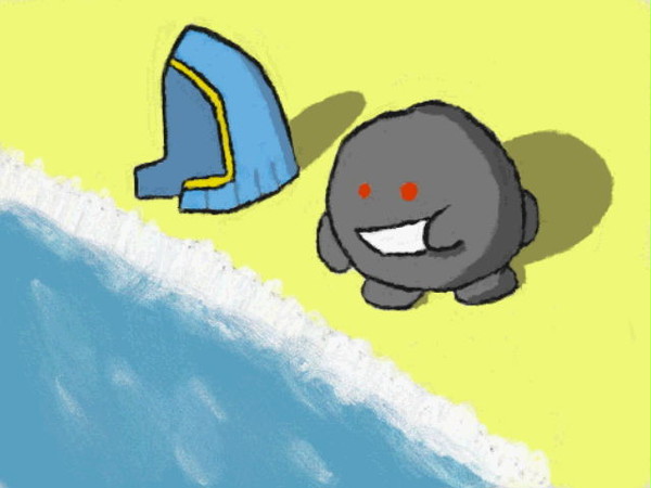【絵心教室】海で遊ぼう！【納涼絵】