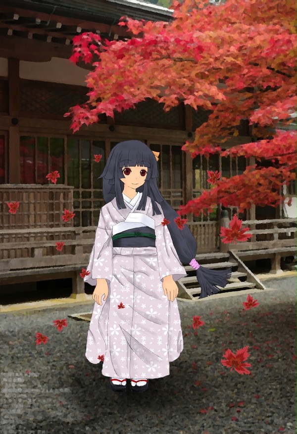 和服少女完成版