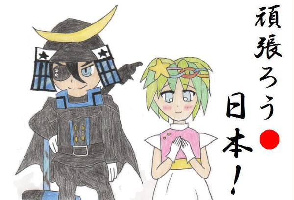 【今年の七夕絵】がんばろう、東北！