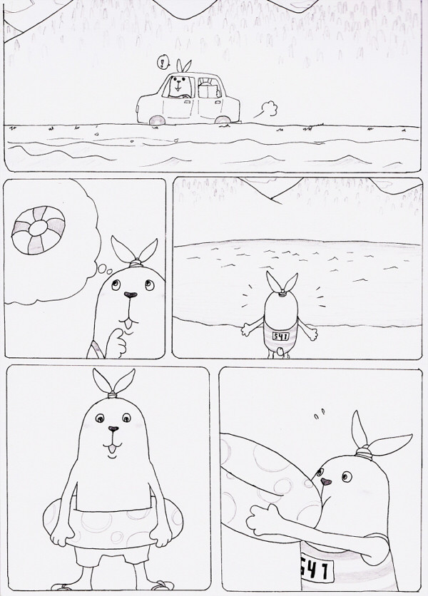 【囚人】プールの時間【漫画】
