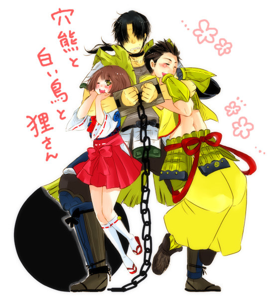 【BASARA3】穴熊と白い鳥と狸のゆるゆる話。