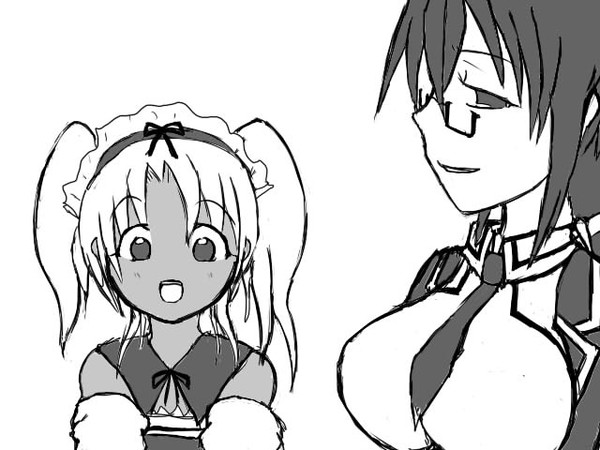蒼フロ自キャラらくがき