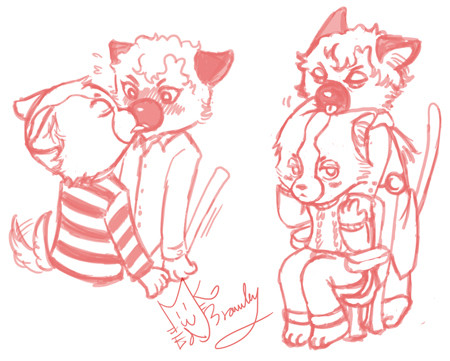 Dog John and Cat Sherlock