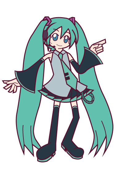 ぷよぷよ風 ミク