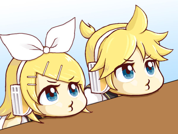 むくれ鏡音