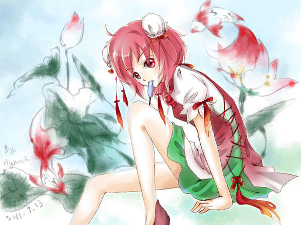 夏と蓮の花