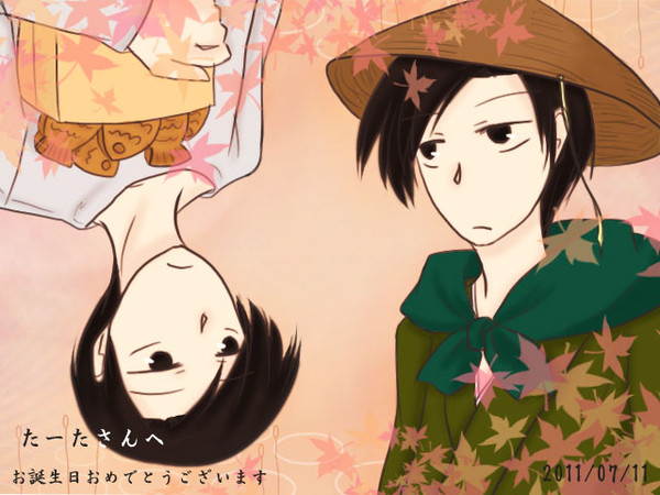 誕生日祝いイラストなんです……