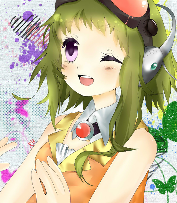 塗らせて頂きました!GUMIたん!