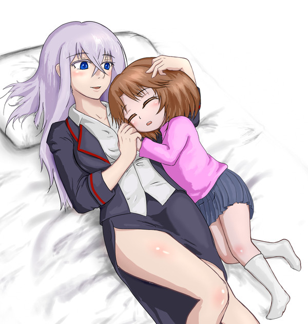 ミサキさんに添い寝してもらうイメージ