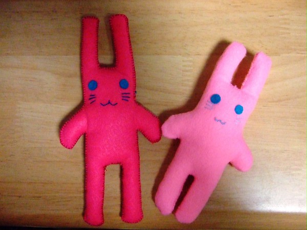 バニーちゃん作ってみました～