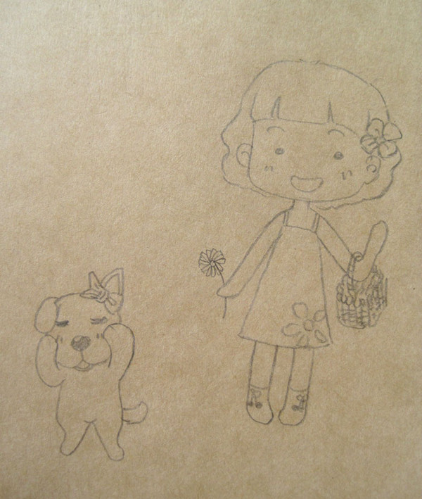彼女と犬