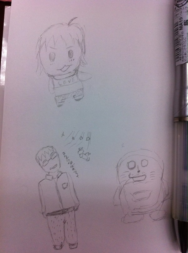 落書きなう。