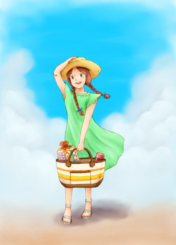 お見舞い絵　《７月》