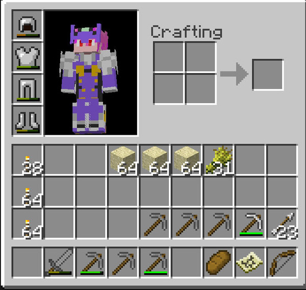 【minecraft】神姫スキン風味