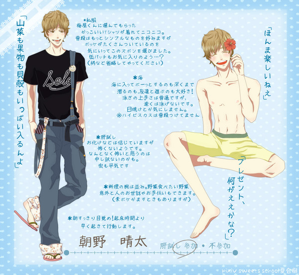 【PSS夏合宿】朝野 晴太【キャラシ】
