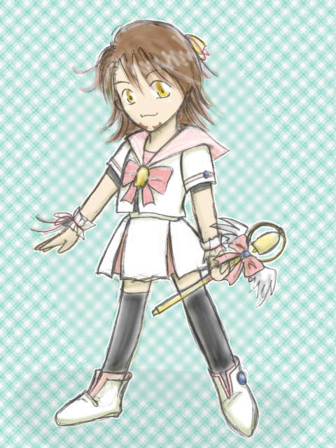 【落書き】「僕と契約して魔法中年になってよ」