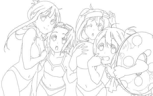 けいおん　線画