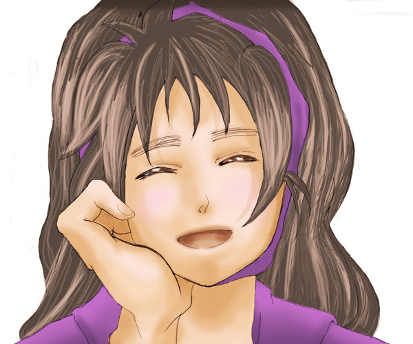 にっこり