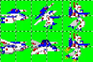 マクロス風ドット絵【変形パターンアニメーション】