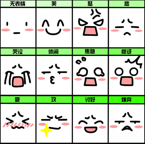萌表情一套