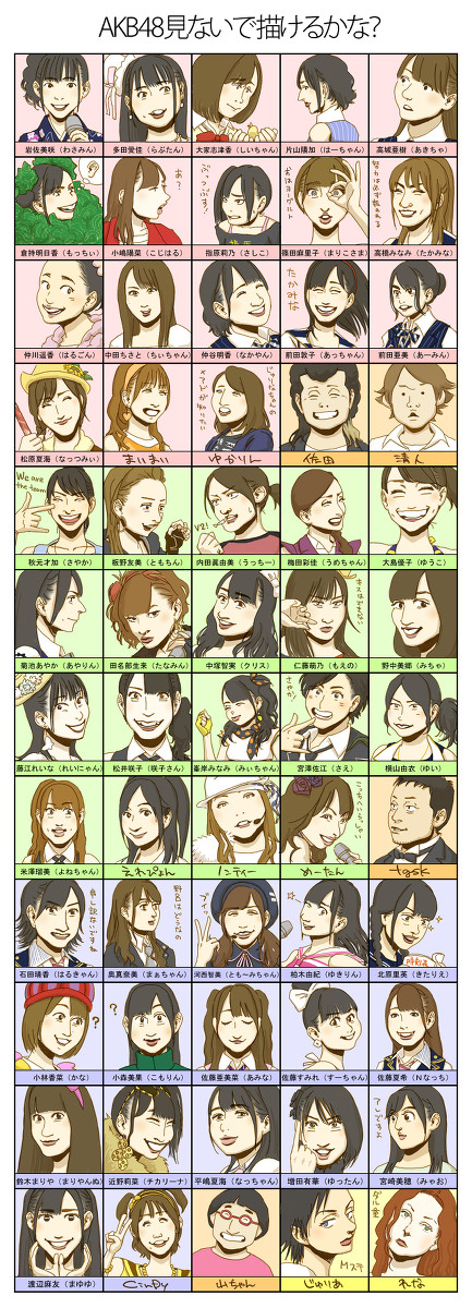 ４８人顔と名前覚えました！
