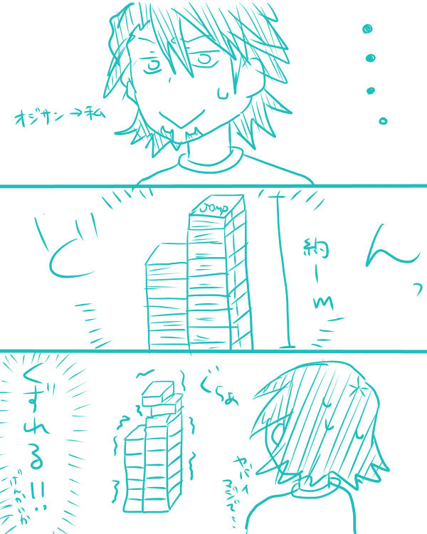 【実録】地震が来たらアウト【落書き】