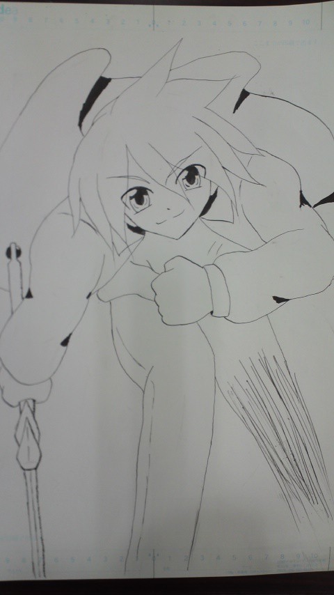 昔考えたキャラを描いてみた