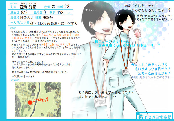 【ぴくにち】高瀬和壱【住民票】