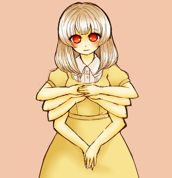 アルビノ多腕少女
