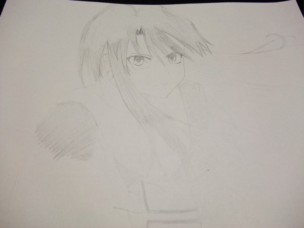 落書き　鮮花(空の境界)
