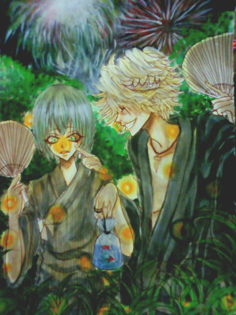 花火と蛍
