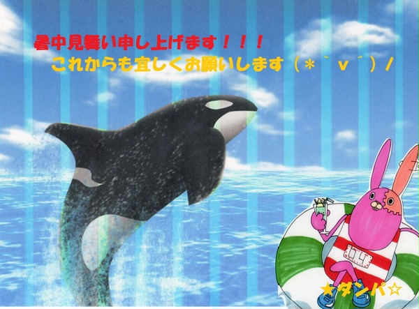 暑中見舞い！！！