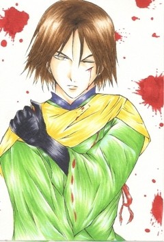 元就様血だらけ.