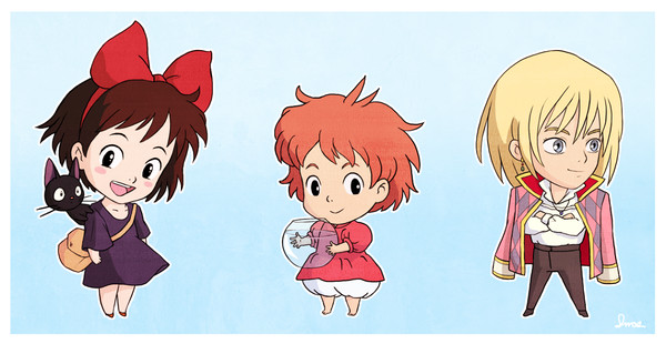 ghibli chibi set 1