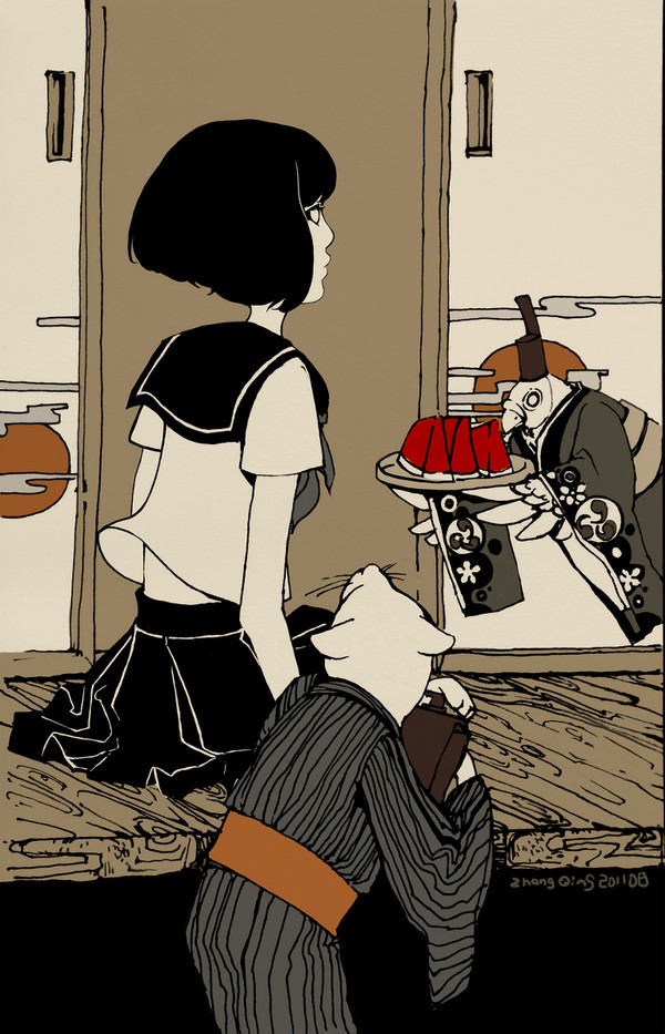 西瓜和發呆