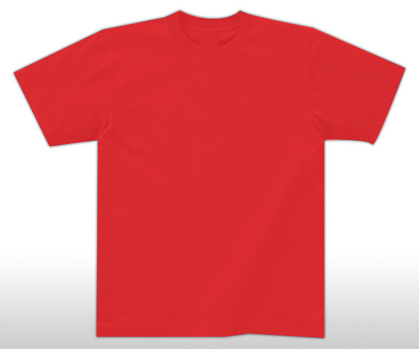 【イメレス素材】オリジナル赤Ｔシャツを三倍描いてみよう。高画質