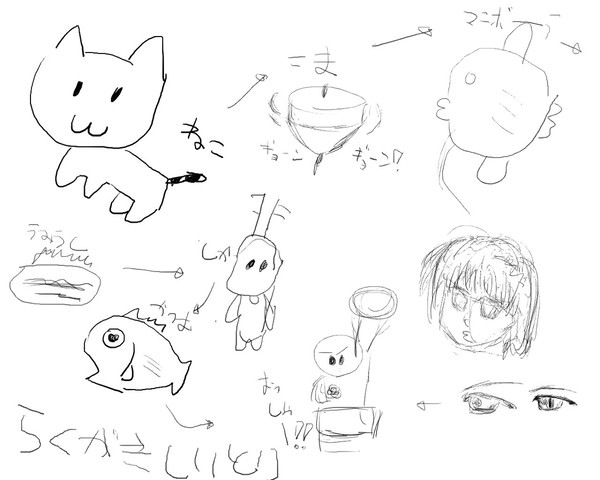 らくがきしりとり