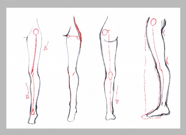 脚の描き方