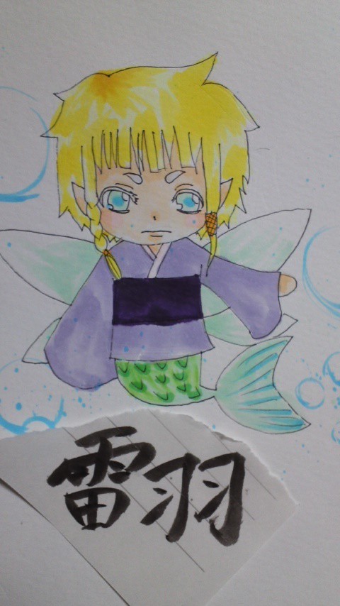 【PixivFairy育成企画】雷羽【妖精誕生】
