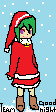 ドット絵　【サンタさん】