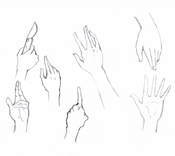 手の描き方